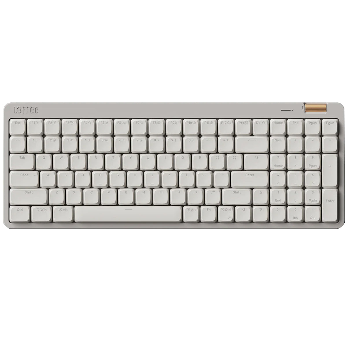 Lofree Flow Lite 100 Keys Triple Mode Low Profile Mechanical Keyboard (Grey)