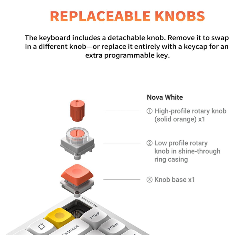 NuPhy Air75 V3 RGB Hot-Swappable 84-Key Wireless Mechanical Keyboard