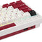 Royal Kludge RK M65 Tri-Mode RGB 66 Keys Hot-Swappable Mechanical Keyboard Famicom (Cream Switch, Beige Switch)