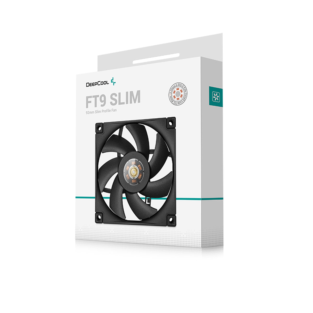 DeepCool FT9 Slim High-Performance 92mm Thin-Profile PWM Fan (Black)