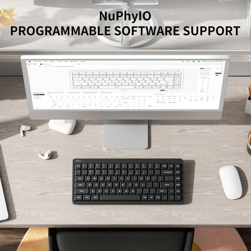 NuPhy Node75 Low-Profile Hot-Swappable 75% Wireless Mechanical Keyboard ...