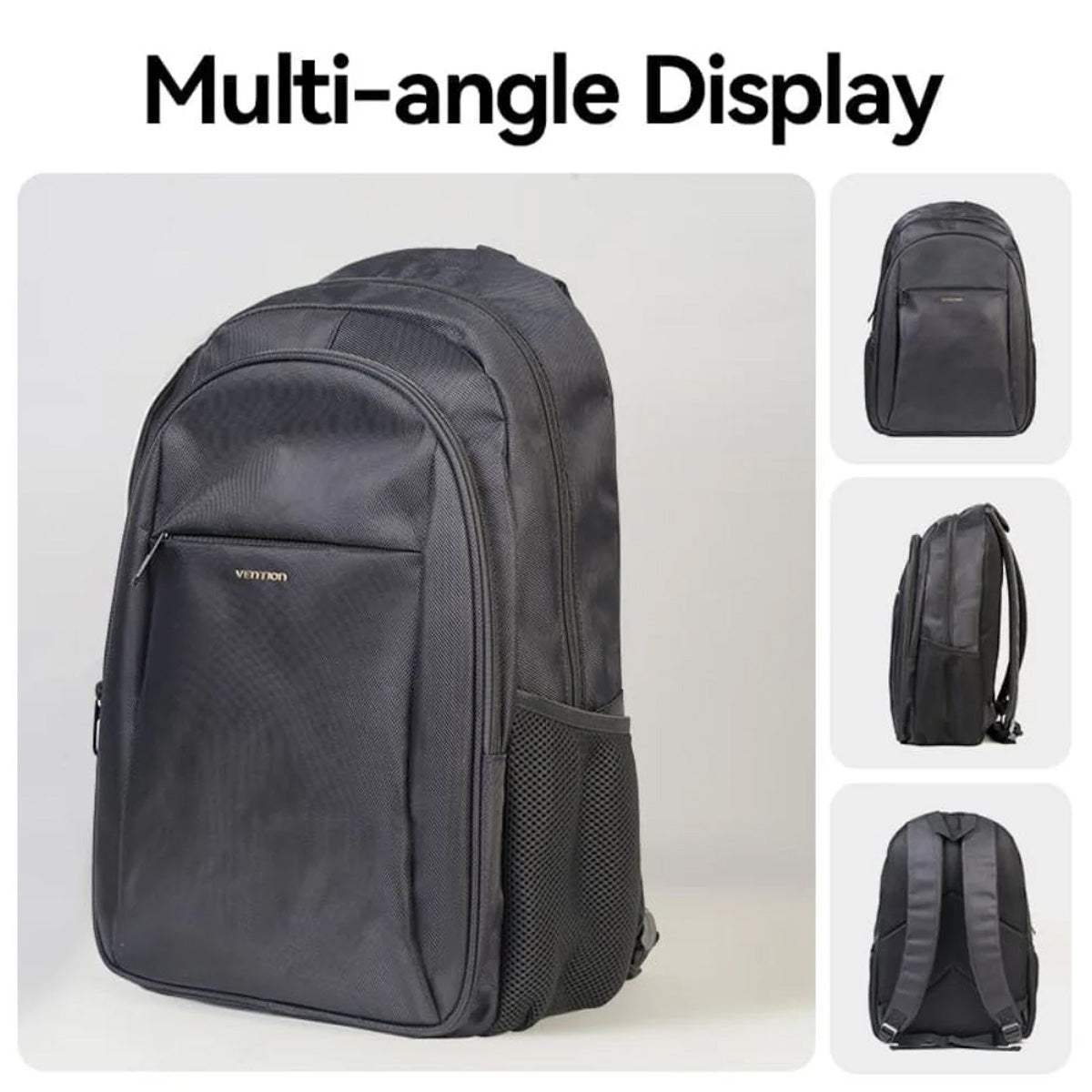 Vention Water-Repellent Laptop Backpack - 20L (Black) (KRMB0)