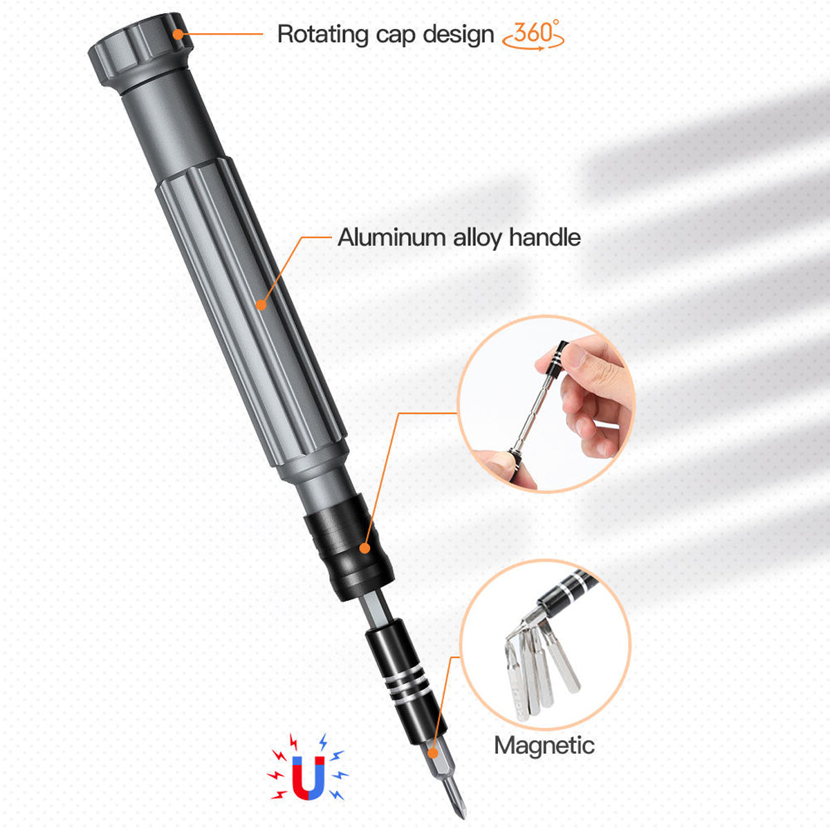 UF Tools 150-in-1 Multi-Functional Precision Screwdriver Set (w/ Aluminum Alloy Handle) (UF-840150)