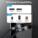 Vention Speaker Wire (Hi-Fi) with Dual Banana Plugs - 1.5M (BLBLG)