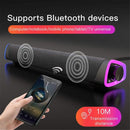 V8 RGB Bluetooth Sound Bar Speaker (Black)