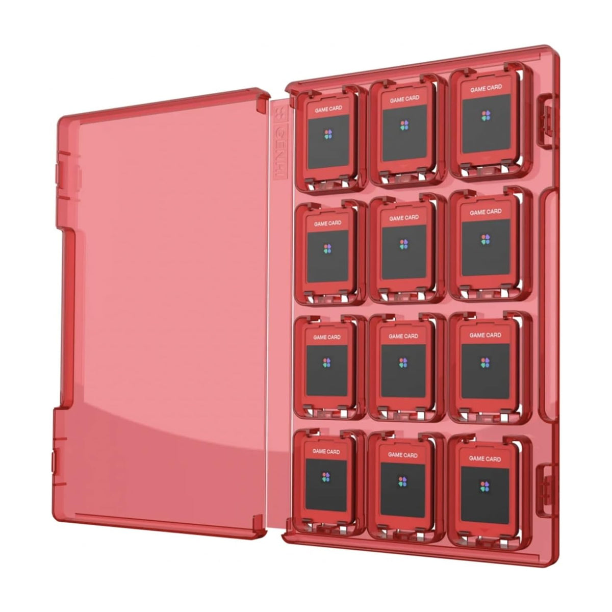 Genki Mimic Chest Game Cartridge Storage Case for Nintendo Switch / Nintendo Switch 2 (HTGMC-12)