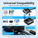 Vention VGA to HDMI Converter with Female Micro USB & Audio Port - 0.15M (ACNBB)