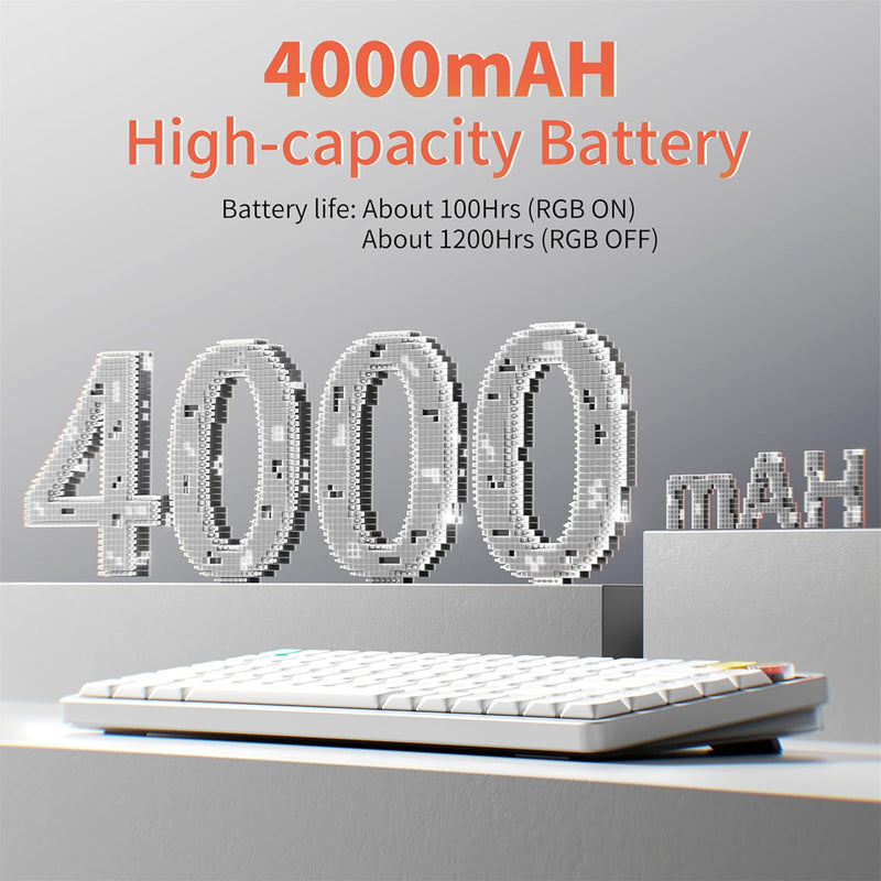 NuPhy Air75 V3 RGB Hot-Swappable 84-Key Wireless Mechanical Keyboard