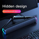 V8 RGB Bluetooth Sound Bar Speaker (Black)