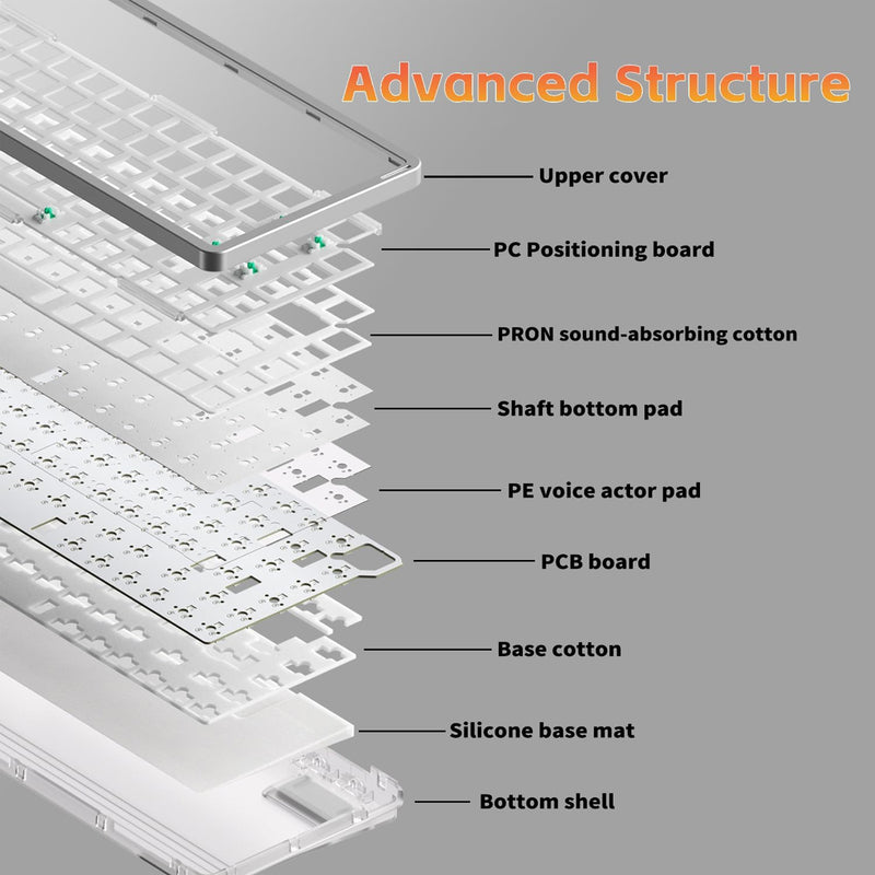 NuPhy Air75 V3 RGB Hot-Swappable 84-Key Wireless Mechanical Keyboard