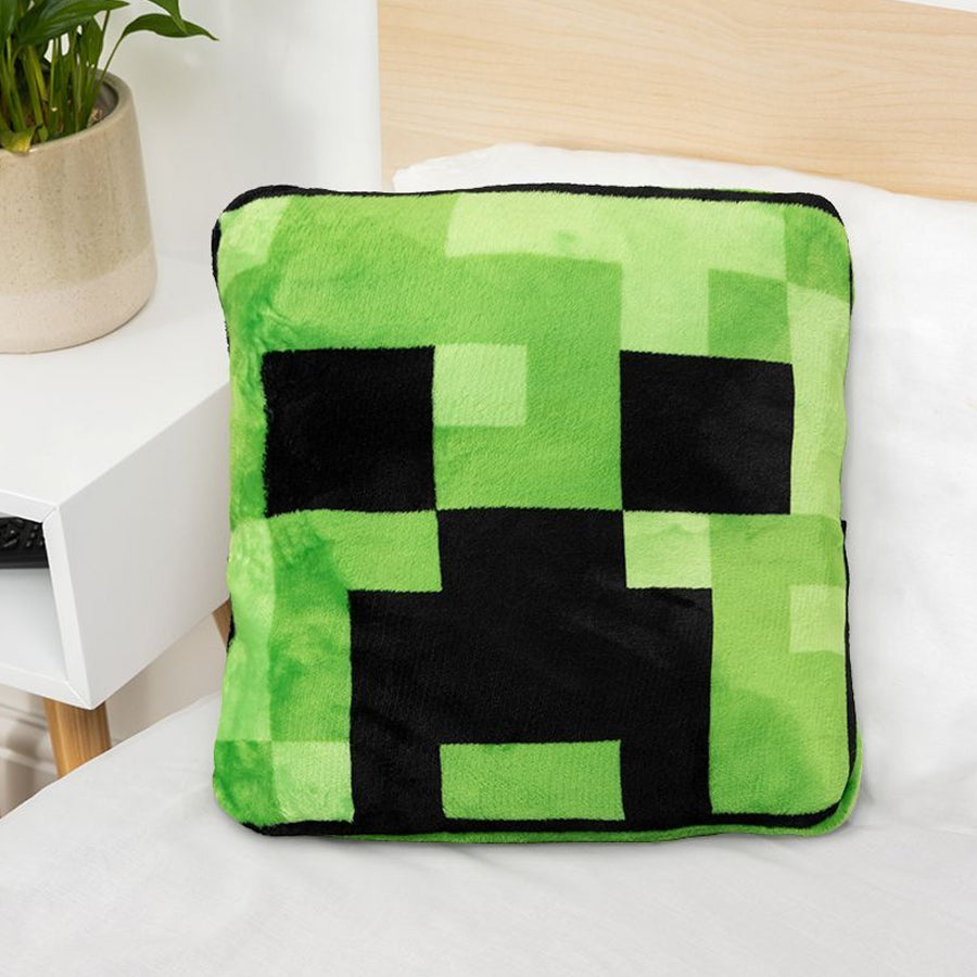 Paladone Minecraft Creeper Cushion Blanket (PP13660MCF)