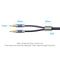 Vention Speaker Wire (Hi-Fi) with Dual Banana Plugs - 1.5M (BLBLG)