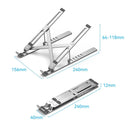 Vention Foldable Laptop Stand - Silver Aluminum Alloy Type (KDMI0)