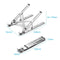 Vention Foldable Laptop Stand - Silver Aluminum Alloy Type (KDMI0)