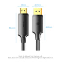 Vention DisplayPort to HDMI Cable - 1.8M, 3M, 5M (HFOBAC, HFOBI, HFOBJ)