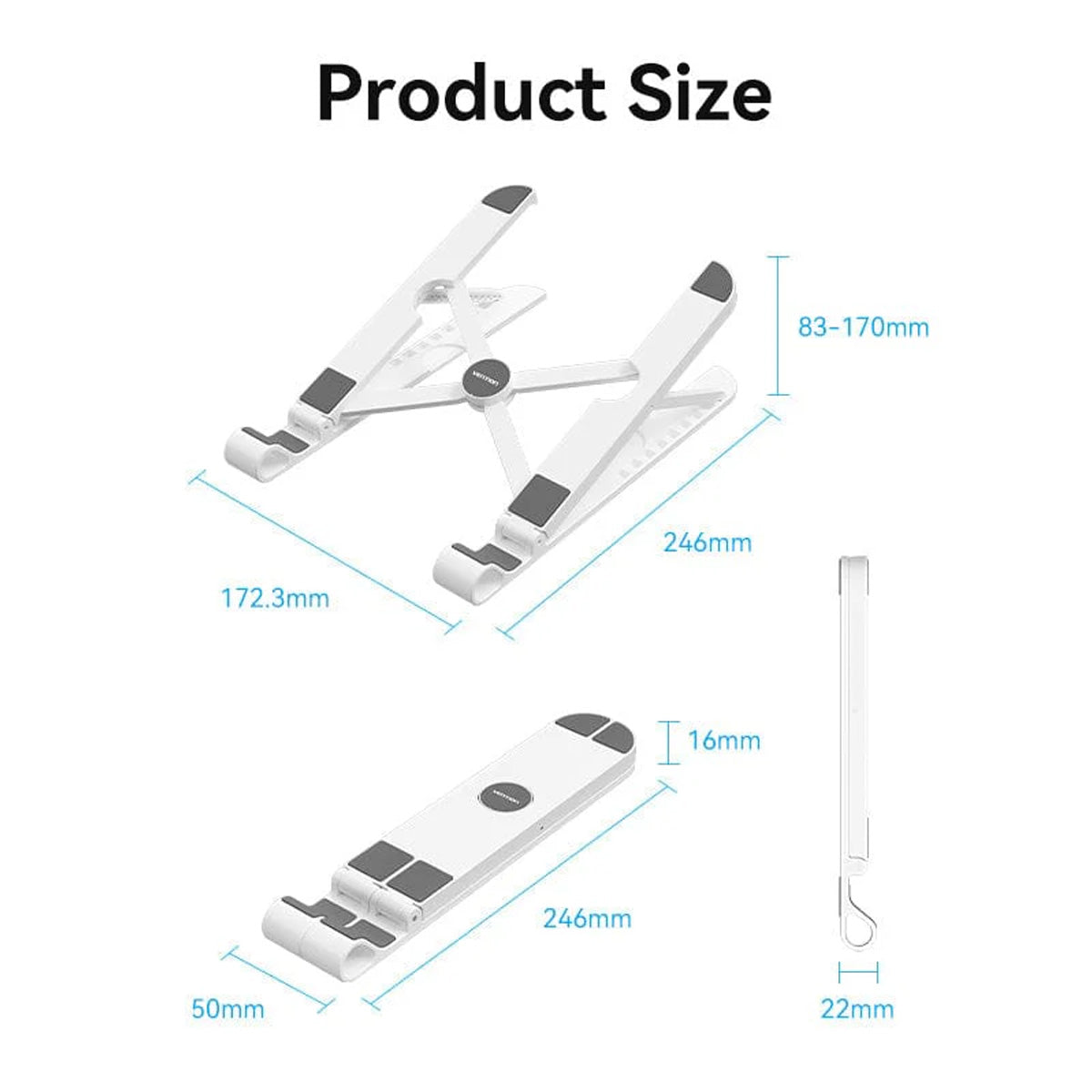 Vention Laptop Stand (White) (KDNW0)