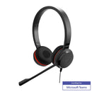 Jabra Evolve 20 MS SE Stereo Wired Stereo Headset