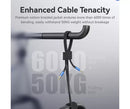 Vention 3.5mm Male to Male Audio Cable - Cotton Braided Aluminum Type 2M (BAWLH)
