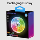 Vention RGB FPC LED Strip Lights with IR Remote & USB 5V Power Supply - (2M, 5M) (PAAWH, PAAWJ)