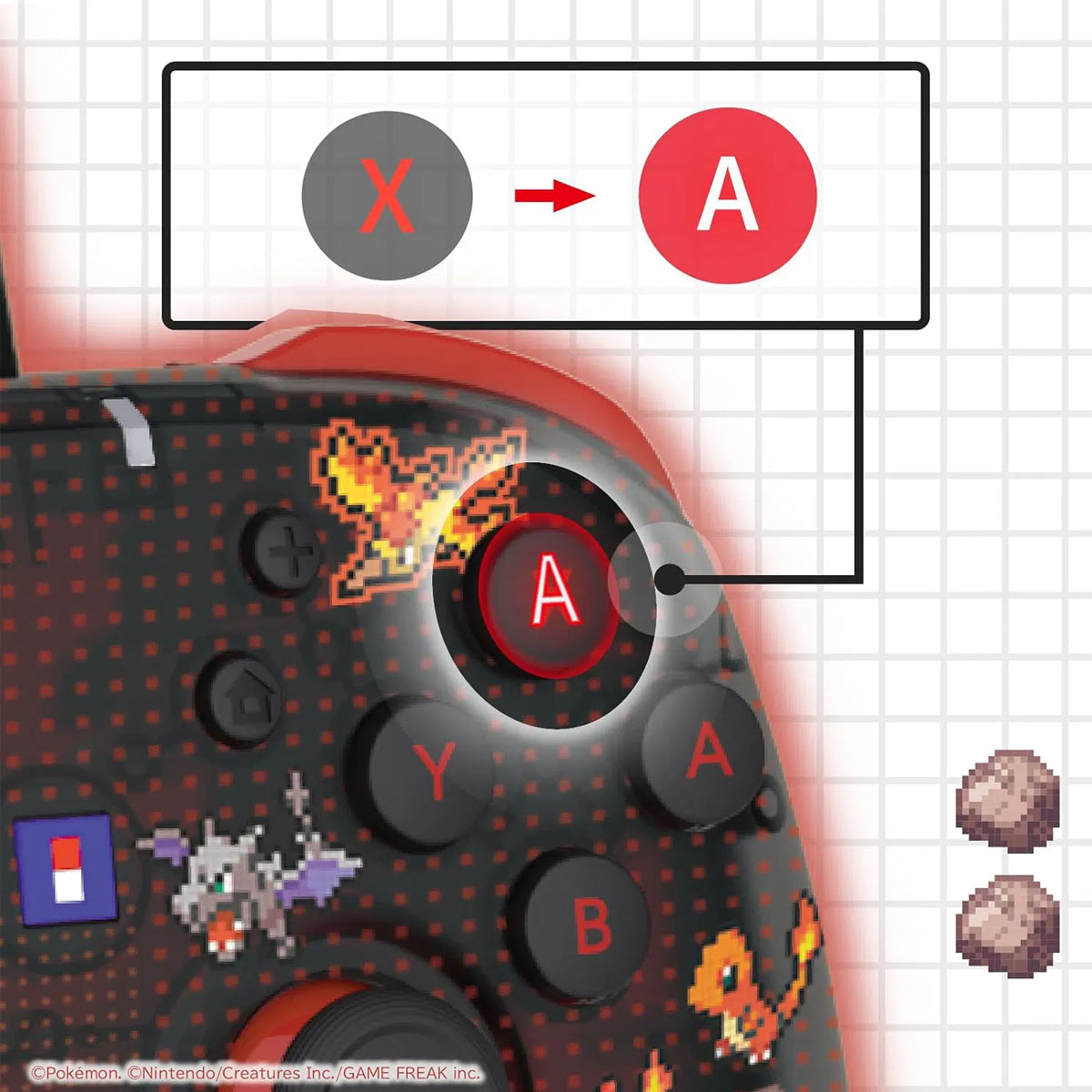 Hori Wired Horipad Turbo for Nintendo Switch 2 (Pokemon Pixel Red)
