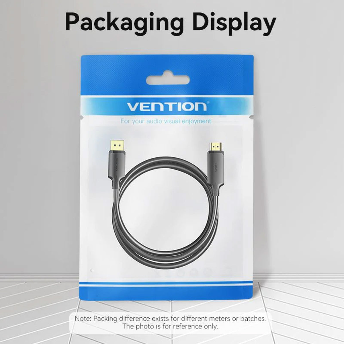 Vention DisplayPort to HDMI Cable - 1.8M, 3M, 5M (HFOBAC, HFOBI, HFOBJ)