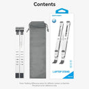 Vention Foldable Laptop Stand - Silver Aluminum Alloy Type (KDMI0)