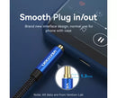 Vention 3.5mm Male to Male Audio Cable - Cotton Braided Aluminum Type 2M (BAWLH)