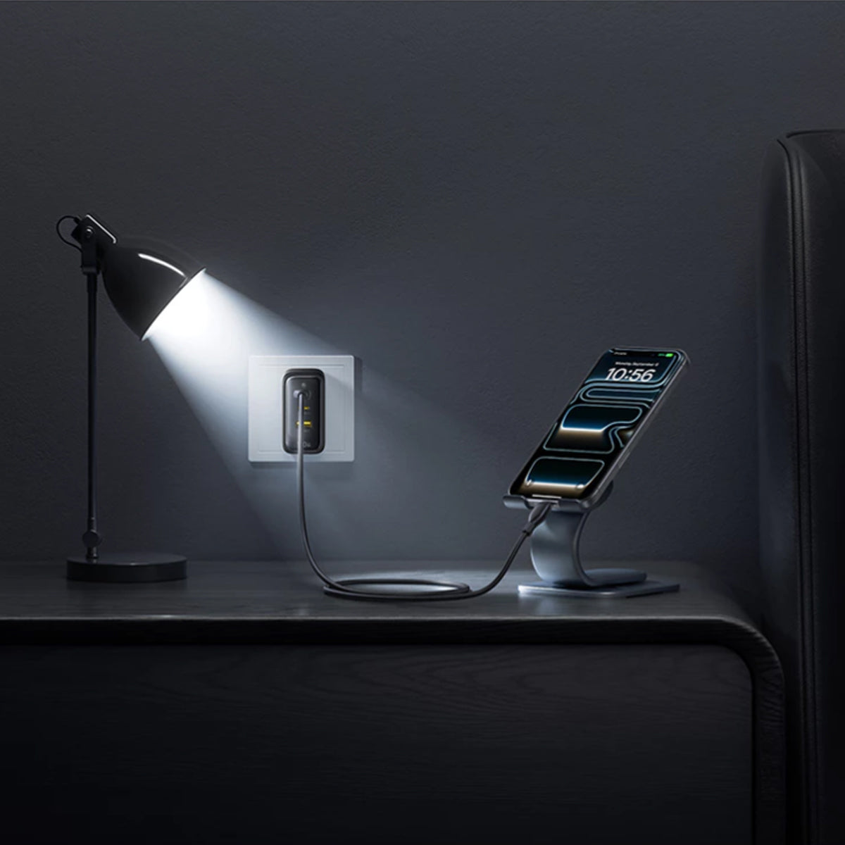 Baseus EnerFill FE22 Fast Charger 2C+U 100W (Cosmic Black) (E0124000)