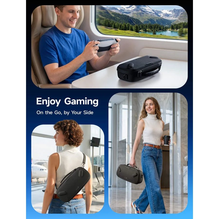 JSAUX Double-Decker Travel Supply Case for Playstation Portal (Black) (BG0144)