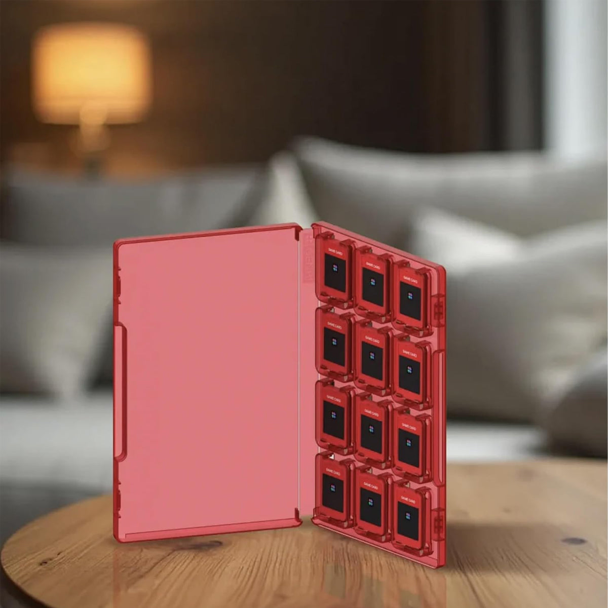 Genki Mimic Chest Game Cartridge Storage Case for Nintendo Switch / Nintendo Switch 2 (HTGMC-12)