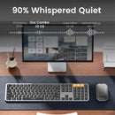 ProtoArc KM100-A Bluetooth Triple Channel Ulta-Slim Backlit Keyboard and Mouse Combo