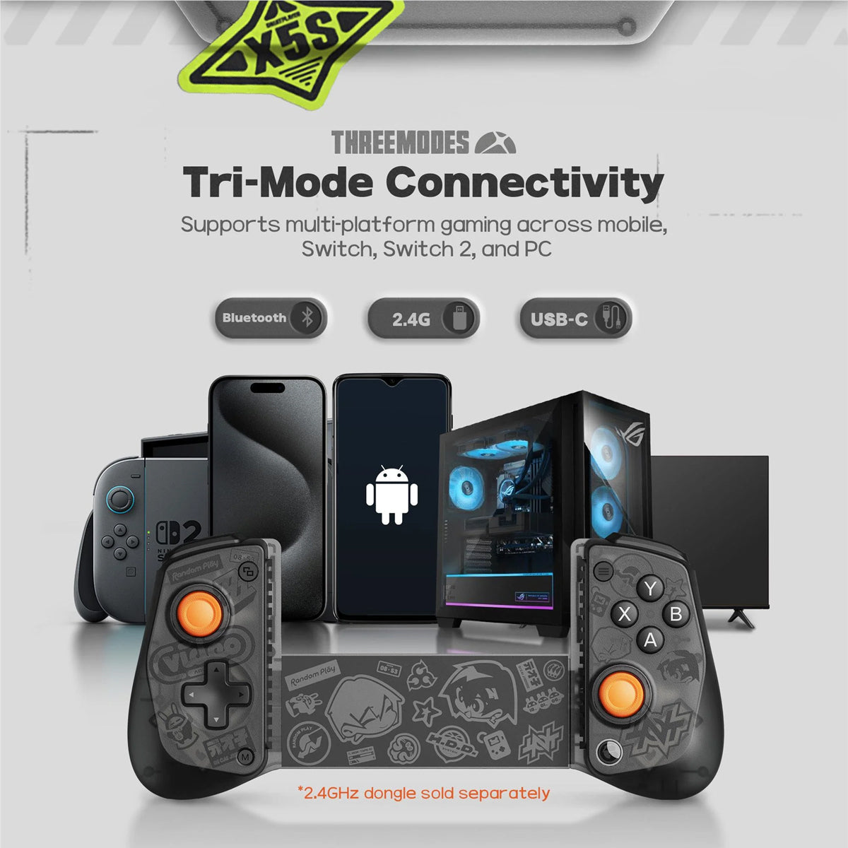 GameSir x Zenless Zone Zero X5S Wireless Game Controller