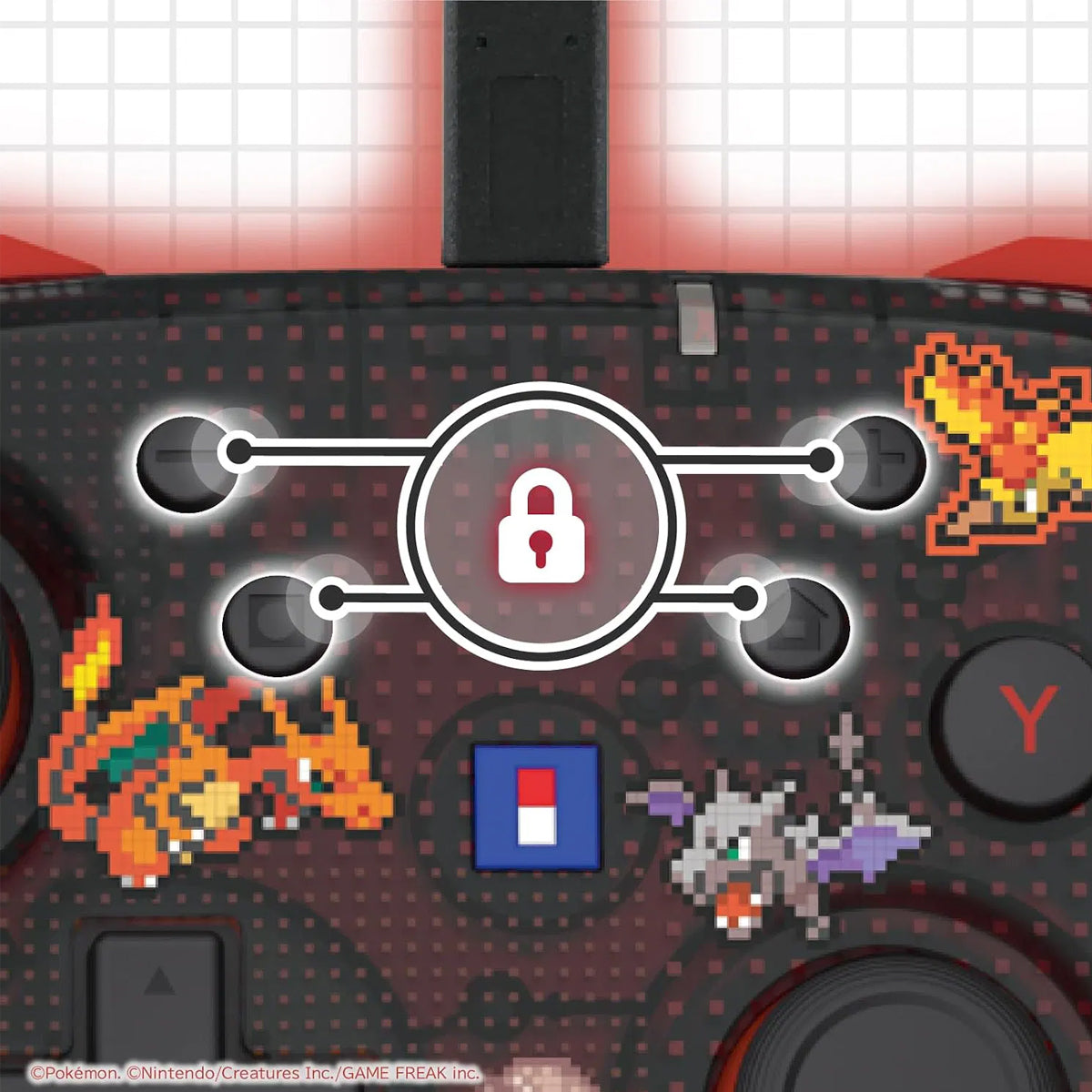 Hori Wired Horipad Turbo for Nintendo Switch 2 (Pokemon Pixel Red)