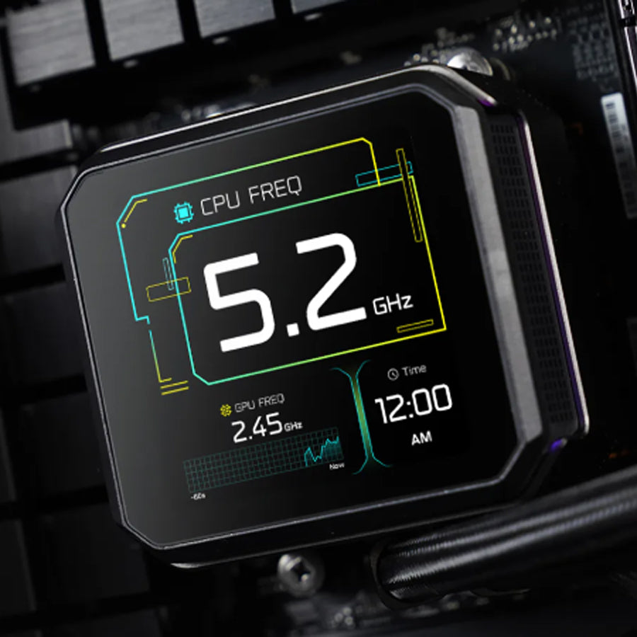 DeepCool Spartacus 360 Fully Customizable 6th Gen Liquid Cooler with Silent Ring Fans