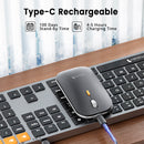 ProtoArc KM100-A Bluetooth Triple Channel Ulta-Slim Backlit Keyboard and Mouse Combo