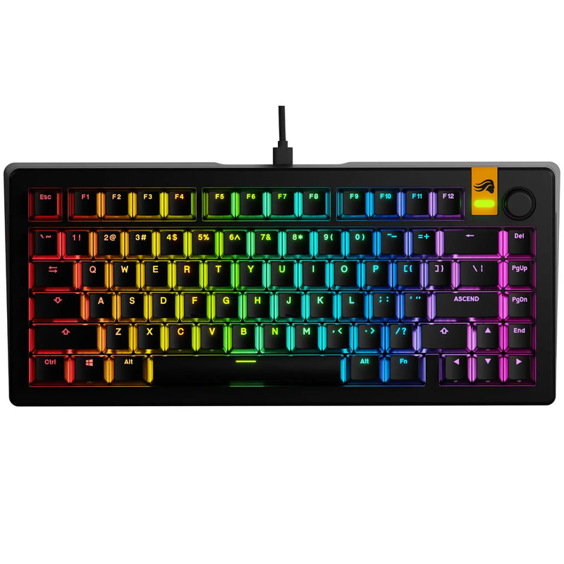 Glorious GMMK 3 HE 75% Prebuilt Hall Effect Wired Mechanical Gaming Keyboard