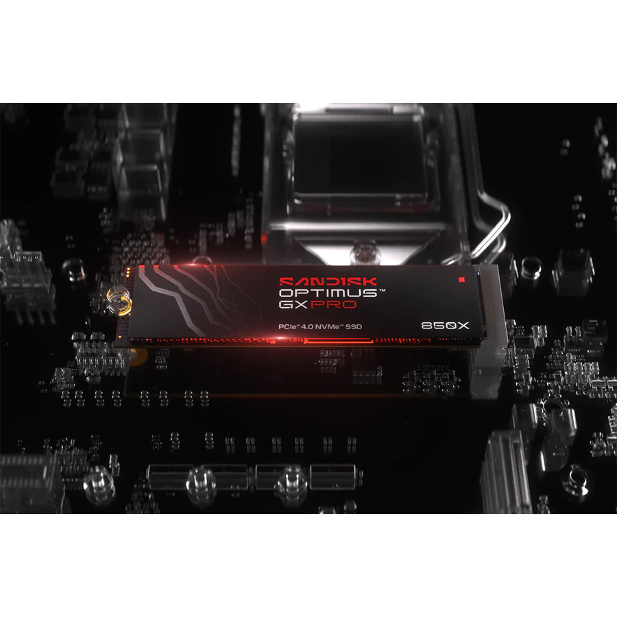 Sandisk Optimus GX Pro 850X 1TB 7300MB/s Read M.2 2280 PCIe 4.0x4 NVMe SSD - Without Heatsink