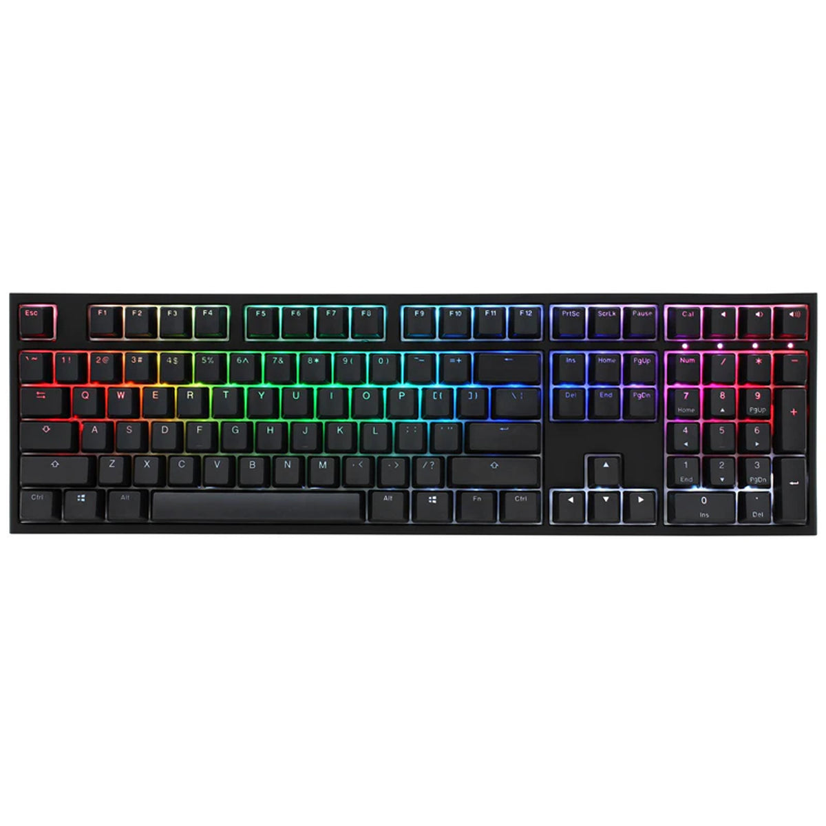 Ducky One 2 RGB Led Double Shot PBT Mechanical Keyboard Cherry MX Red (DKON1808ST-RUSPDAZT1)