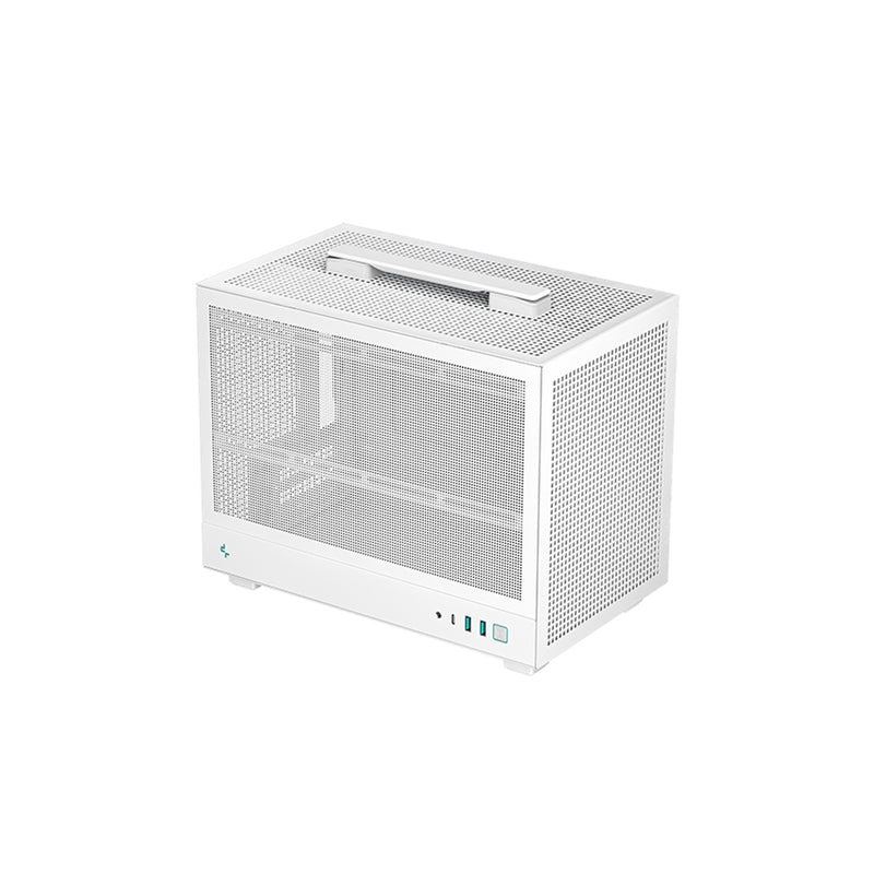 Deepcool CH160 MESH WH Mini-ITX Ultra Portable High Flow PC Case White (R-CH160-WHNMI0-G-1)