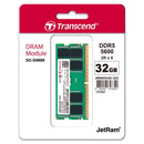 Transcend JetRam 32GB DDR5 5600MHz SODIMM 2Rx8 CL46 1.1V