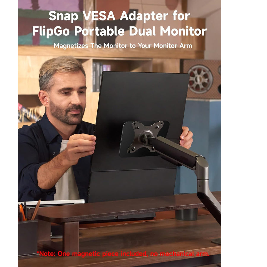 JSAUX Snap VESA Adapter for FlipGo (Black) (SD0203A)