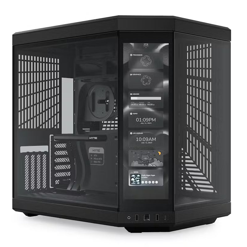 Hyte Y70 Touch LCD Dual Chamber Mid-Tower ATX Modern Aesthetic Case | DataBlitz