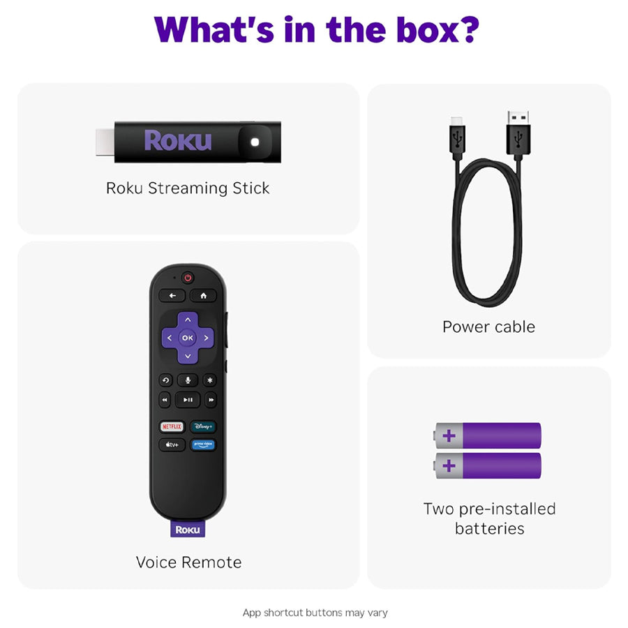 Roku Streaming Stick HD with Voice Remote