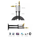 Ugreen 3.5mm Male to Male Round Cable - 2M (Black) (AV119/10597)