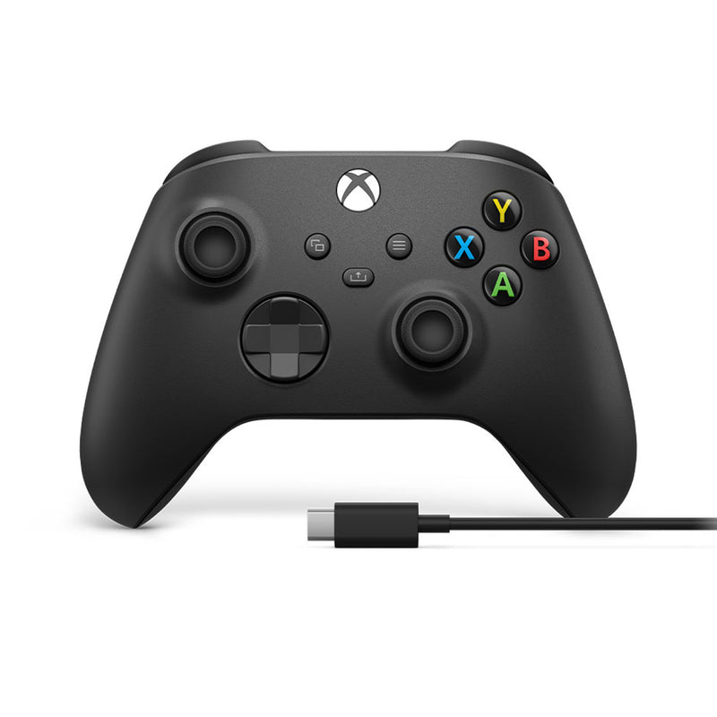 Xbox Wireless Controller + USB-C Cable For Windows (Carbon Black)