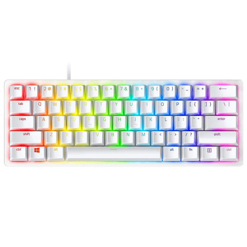 Razer Huntsman Mini Optical Mechanical Gaming Keyboard (Light &Clicky) (Mercury Purple Switches)