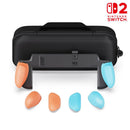 Skull & Co. NeoGrip Bundle for Nintendo Switch 2 (Neon Blue/Red)