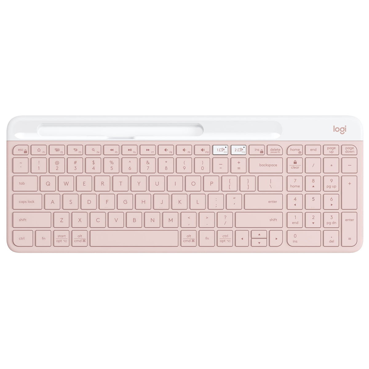 Logitech K580 Slim Multi-Device Wireless Keyboard (Rose)
