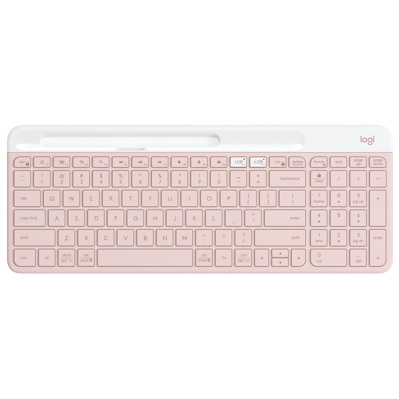 Logitech K580 Slim Multi-Device Wireless Keyboard (Rose)