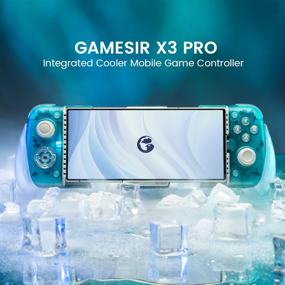 Gamesir X3 Pro Integrated Cooler Type-C Mobile Controller w/ Storage Case (Green)